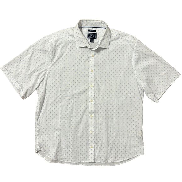 Jos A Bank Shirt Mens 3X 3XL Short Sleeve Palm Trees Tailored Fit Button Down Up - Picture 10 of 10